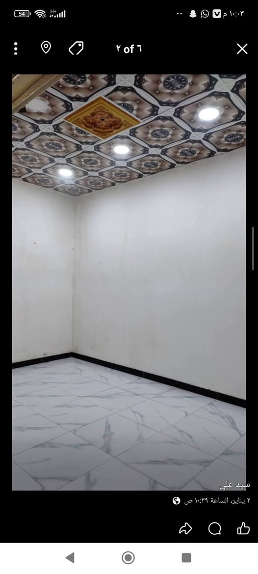 بيت #للايجار مساحته 110متر موقعه #التقيه_الثالثه   قرب مذخر الادويه يحتوي علئ غرفه وصاله ومطبخ واستقبال وصحيات داخليه و خارجيه  وكراج سياره 
#ايجاره 250 الف مع الماء والكهرباء 
للاستفسار اكثر
***********
