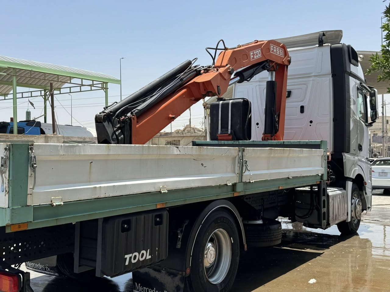 كرين وحش تك تاير موديل ١٦كرين فاسي ٩ طن ٣سلايت سليمانيه بسمي ***********
