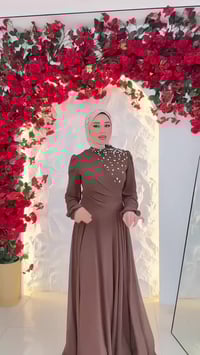 فستان شيفون • مبطن • مقاسات ٣٨-٤٨