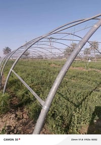 بيوت بلاستيكية • ٣ وحدات • ٢٢ قوس