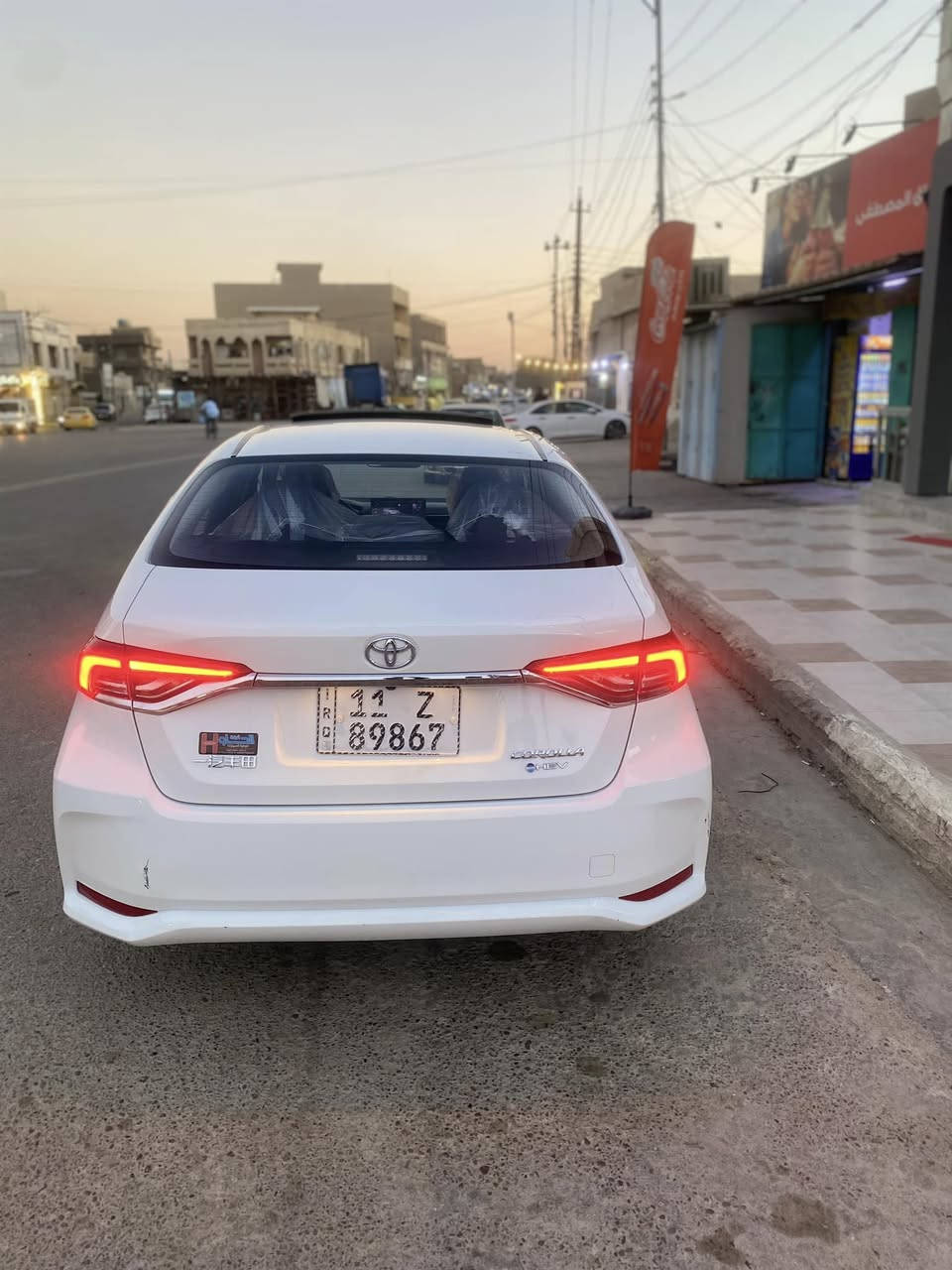 السلام عليكم 

تويوتا كورلا 2025 (هايبرد) 
شكل الخليجي مكفوله

بصمة
فتحة
جلد
شاشه
رادار
كامرة دوارة
فول تحكمات استيرن
سايد بريك دكمه
اتو هولد
قطعتين تبريد
مكينه 1800
اشاير بل مري
مانع نزلاق

السعر ١٥٣ $💵 وبيه مجال بسيط

(موقع    📍 بغداد) 

رقم ***********📲
