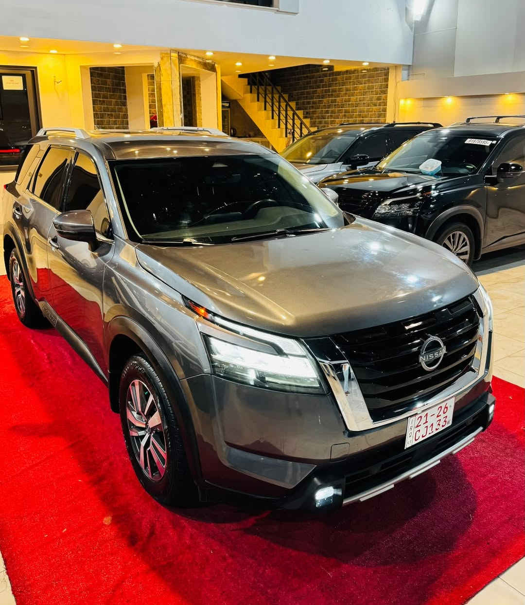 كاتي تترقم شمال فقط

النوع  NISSAN PATHFINDER   SL 

اللون: نفطي 

الموديل :2024

نوع المحرك : 6 سلندر (3.5L)

السعر: 230$

عداد المسافه: 47 الف مايل 

الضرر: كما موضح بالصورة.  
صور الحادث + رقم الشاصي مرفقه في المنشور

بدون رقم وبشرط الترقيم ( اربيل - دهوك - سليمانية )

المواصفات: 

ستيرن تدفئه
خمس كاميرات (360)
بصمه تشغيل
بصمة اربع ابواب
تشغيل عن بعد 
كشنات تدفئة 
ستيرن تدفئة 
كشنات كهرباء
رادار امامي
رادارات جانبيه
رادار خلفي
حساس خلفي
شاشه كبيرة
مانع انزلاق
كروز سرعه
هاند بريك بصمه
اوتو هولد
نظام ايكو نورمال سبورت
صندوق كهرباء
7 راكب

العنوان : كركوك حي الخضراء شارع المعارض 

معرض هشام الحمداني لتجارة السيارات

للأتصال والأستفسار☎️📱

***********

***********‬‏

***********‏‪‬‏

