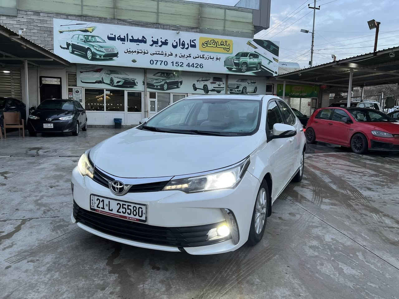 السلام عليكم كورلا ياباني خليجي 2019 فول مواصفات
ماشية km115
السعر 155
محرك وكير بشرط 
حجم المحرك 2.0
رقم وسنوية جديده شرط تحويل
سونار موجود إذا تحب وات ساب أرسله الك 
الرقم ***********
مكان سيارة سليمانية
