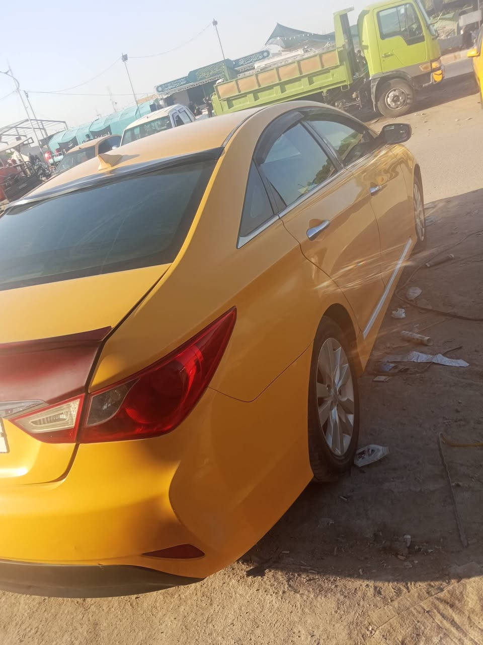 سلام عليكم سوناته 2013جاهزه من كلشي خطه بغداد بيه جاملغ خلفي بدون دواخل ولباقي ليبل واحد مكان السياره رميثه السعر 95وبيه اتصل وتدلل ***********
