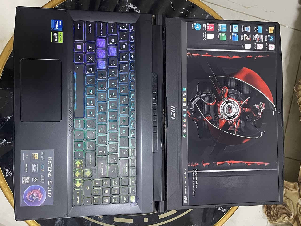 للبيع: لابتوب ألعاب MSI Katana 15
المعالج (CPU): intel Core i7-13620H  

​كرت الشاشة (GPU): Nvidia GeForce RTX 4050 بسعة 6GB GDDR6. (105w) 

​الذاكرة العشوائية (RAM): سعة 16GB DDR5 
​الهارد : سعة 1TB SSD من نوع NVMe  

​الشاشة: بحجم 15.6 بوصة بدقة FHD،  144Hz

سعر 1.250.000

الرقم: ***********

مكان بغداد الكرخ

