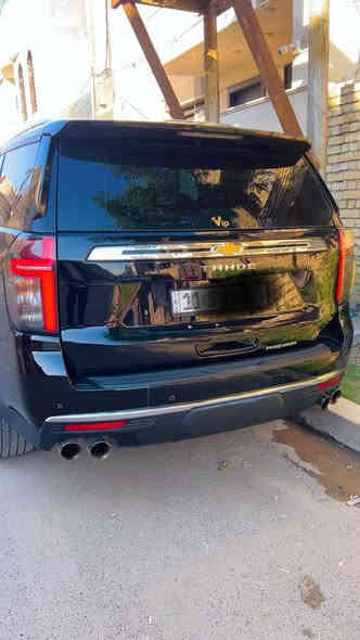 السلام عليكم شيفروليت تاهو بريمير  2023 ( خـليـجـي )وكالة المنصور 
مغلفه ppf
اللون : اسود 
العداد 35 km
السيارة كفالة عامة  عدا نهاية الجاملغ من جهة الدعامية رصعة مسحوبة السونر ذكرها سمكره
والرصعتين المذكورة 
حجم المحرك : 5300 Cc
عدد الاسطوانات : 8 اسطوانات ( 8 سلندر )
المواصفات : 
* سقف بانوراما 
* دخول ذكي للسياره 4 أبواب ( بصمه )
* المقاعد كهربائية تدفئة و تبريد
* شاحن وايرلس لاسلكي
* ويل 22 انج
      : 5 كامرات 
* كشنات ميموري خزن
* سماعات عدد 10
* دوسات كهرباء + اناره LED
* نظام سحب مقطوره تحكم كامل + كامرة لرؤية المطوره
* نظام التعليق جكات
السيارة رقم بغداد الدولي بسمي تحويل مباشر
سونرها مرفق مع الصور 
للتواصل رقم الهاتف  السعر 582$ دولار 
$58.200
***********
