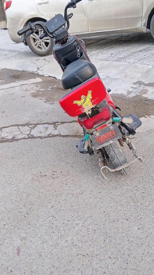 دراجه شحن للبيع اربع بطاريات جديده مواصفات فول مكان بغداد الامين سعر 250 رقم ***********
