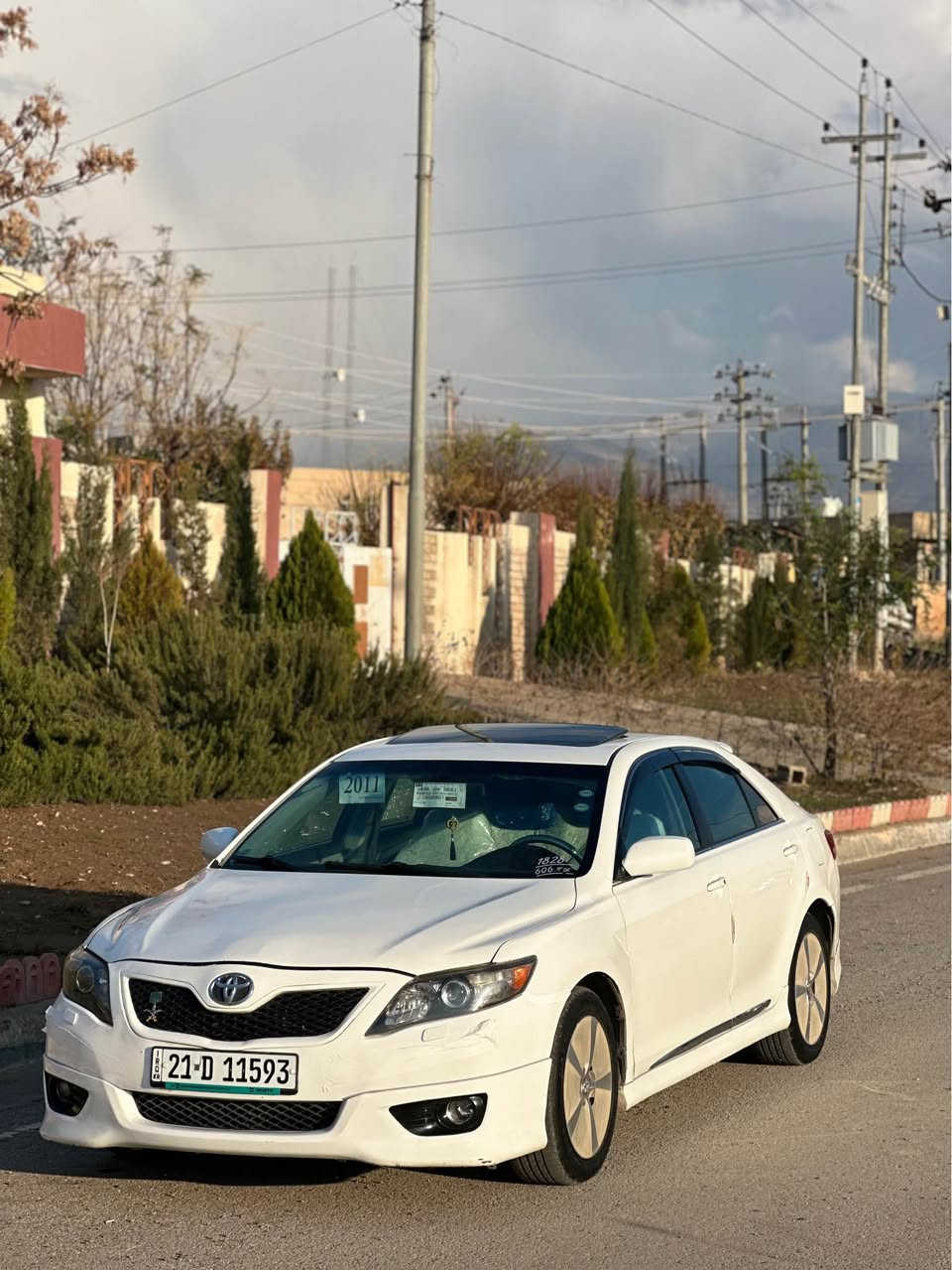 Toyota Camry 2011 se
سەیارەکە کاملل مەسروف کراوە 
سپۆڕتە سەیارەکە
فولل مواسفاتە 
سڵایدە 
سوکان ڤۆڵیۆمە 
تەحدید سورعەیە
کوشن کارەبایە 
بەسمەیە بیلادی 

سەیارەکە تابڵێی جوانە کاملل مەسروفی کراوە 
سەنەوی نوێیە 
گێڕ و مەکینەی بەشەرتە 
نرخ:120$
*********** بشدار, السليمانية
