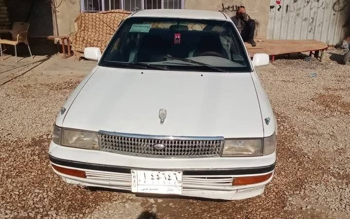 سلام عليكم سياره كرونه مديل تسعين مكينه وكير مكفولات كهربائيات شغاله تبريد شغال بس غازعوزه سعر 40 وبيه مجال مكان الديوانيه قضاء غماس رقم جهاز ***********
