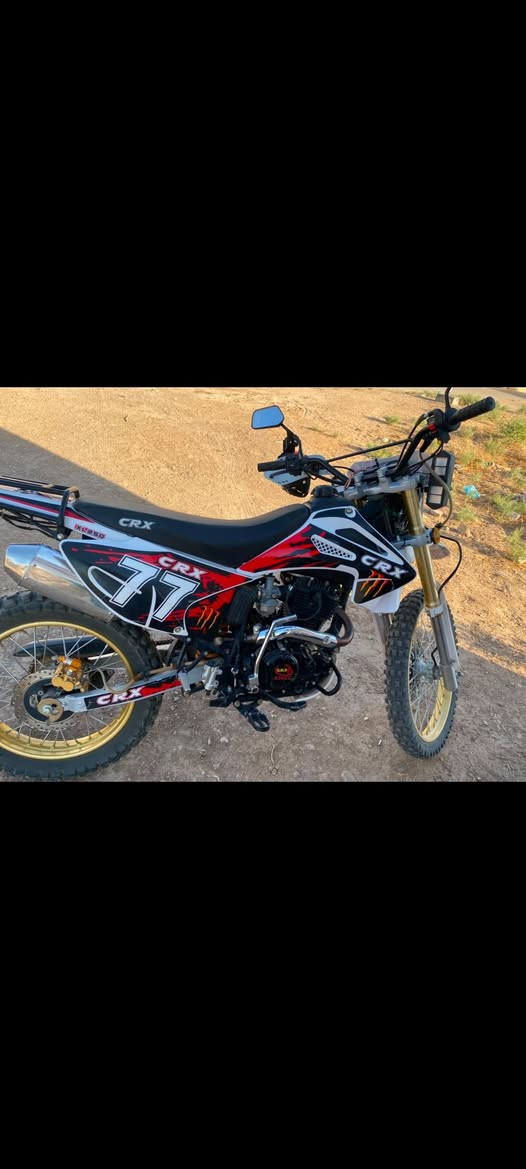 سلام عليكم 

قفاز CRX 

موديل 2025

ماشي 22 كيلو 

جديد مابي اي نقص 

حجم المحرك 250Cc

السعر خاص 

الرقم ***********

موجود ديالى العضيم
