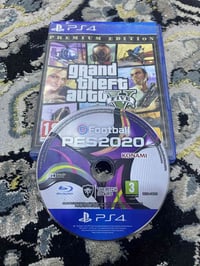 شباب اقراص (PS4) ثنين GTA اخر اصدار طوبه PES2020 الاقراص جدد عل فحص مك...