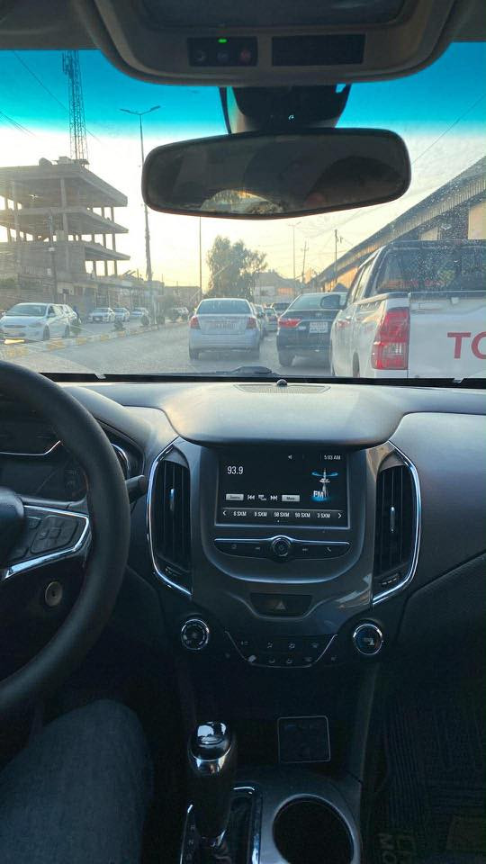 بسم الله الرحمن الرحيم
شوفرليت كروز LT 
امريكي مه كينه ١٤ توربو 
(٤) قطعه سوبخ بئ داخلي پيش و پاش كه بسه جوار جام كاره بايي لايت ئوتوو ئاوينه كاره بايي سوكان ڤوليوم لايت ليد كوشن هيته ر ١٤٣ هزار روويشتوه
نرخ (٧٧) 💵 و مه جاله كي كه م 
ئه گه ر موشته ري نيت تكايه بيزارمان نه كه (***********) شوئن قه زاي به رده ره ش
