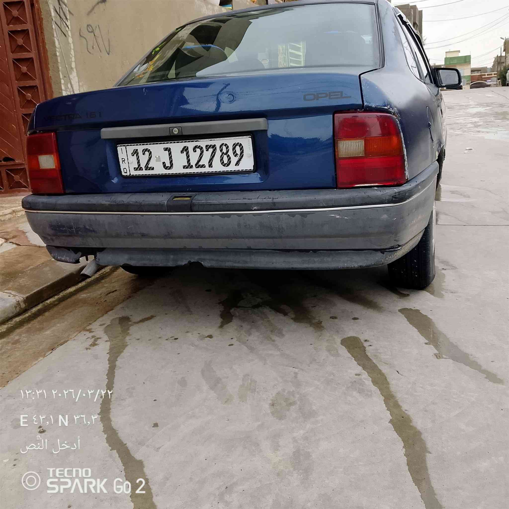 السلام عليكم ورحمه الله وبركاته اخواني سيارة فكترة كير عادي بدون ضرر بدون صبغ السياره فول كلشي ما ناقصلها رقم نينوى انكليزي السعر 41 وبيها مجال الرقم ‏‪***********‬‏
