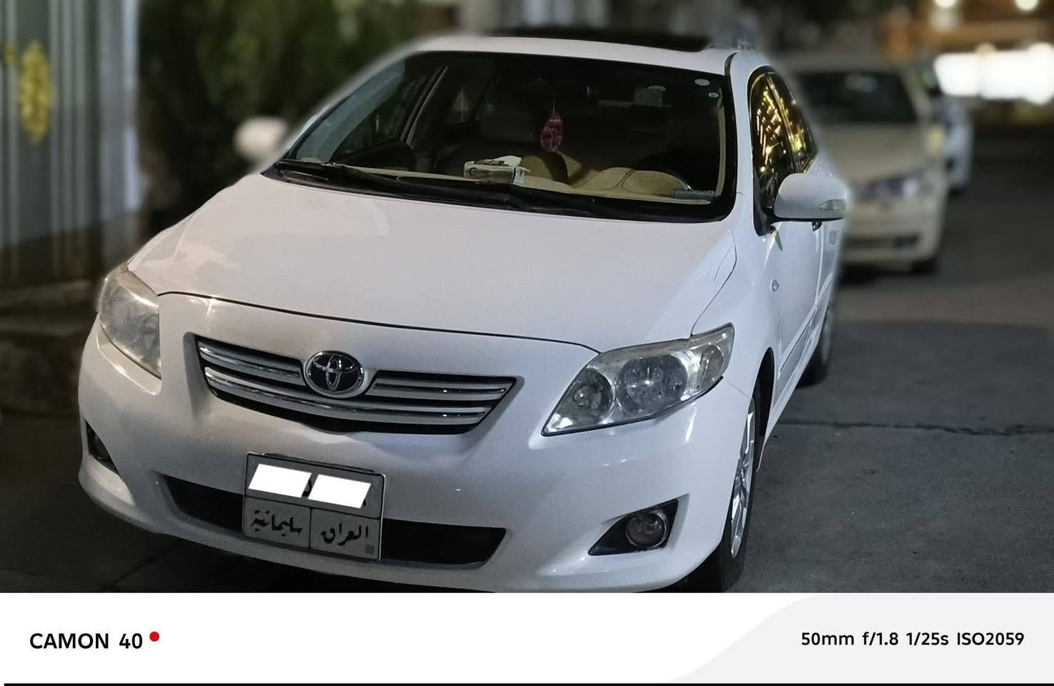 تویتا کرۆلا 2010
مەکینە گەورە 
فول مواسەفات 
دوپارچە بویاخ بی ناو گرتن 
سەیارەکە ماڵی دۆستە  
سەنەوی بەسەر چوە  
سعری/122$معامەلە 
شوین ‌/سلیمانی 
ژ.م/***********
***********
