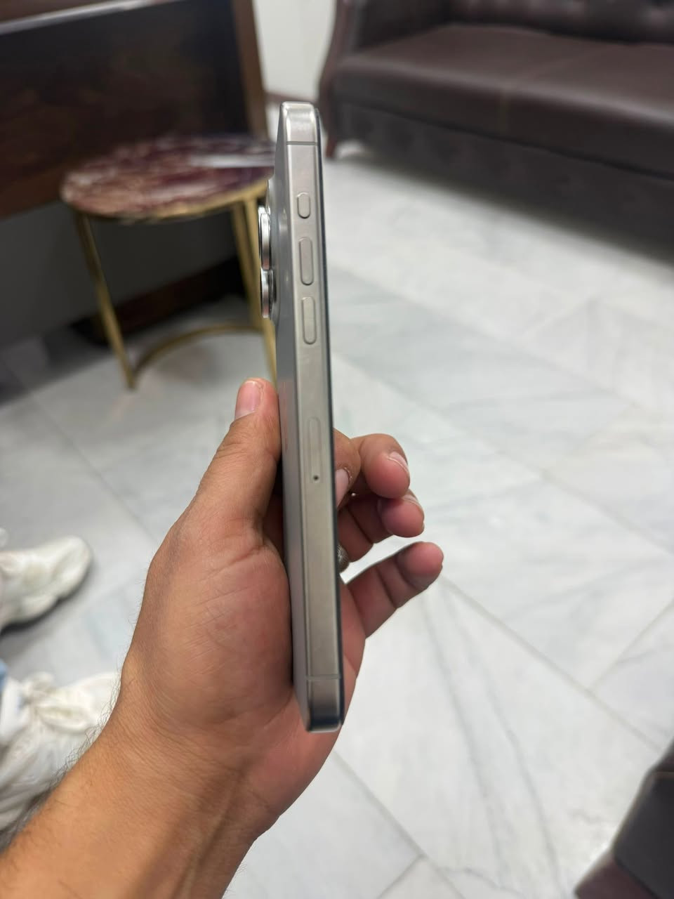 @@موبايل آيفون15برو ماكس 

نظافة ٩٠٪؜ مبدل شاشة اصلية 
بطارية 82

مراوس بأيفون احدث  

ذكره 256

للتواصل واتساب ***********
