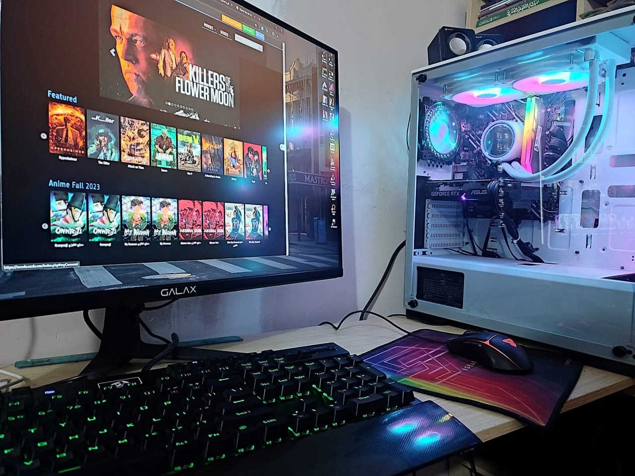 سلام عليكم pc للبيع العنوان بغداد الكرخ الحريه 
كل الكراتين مال القطع موجودة والحاسبه نظيفه 100‎%‎ وما تعبانه وانطي بيها ضمان ع كل القطع 
السعر 1,100,000 دينار متوفر واتساب وماسنجر 
***********
المواصفات مع الشاشه👇👇

Cpu I5 12400
Mb 610 asus
Ram 16
Gpu 3060 asus
Ssd 512, hdd 1t
Psu deepcool 600w
Case deep cool matrix 
Deepcool L240 مبرد مائي
Keyboard redragon yama
Mouse redragon 
Monitor 27 2k HDR 165hz ips panel galax
