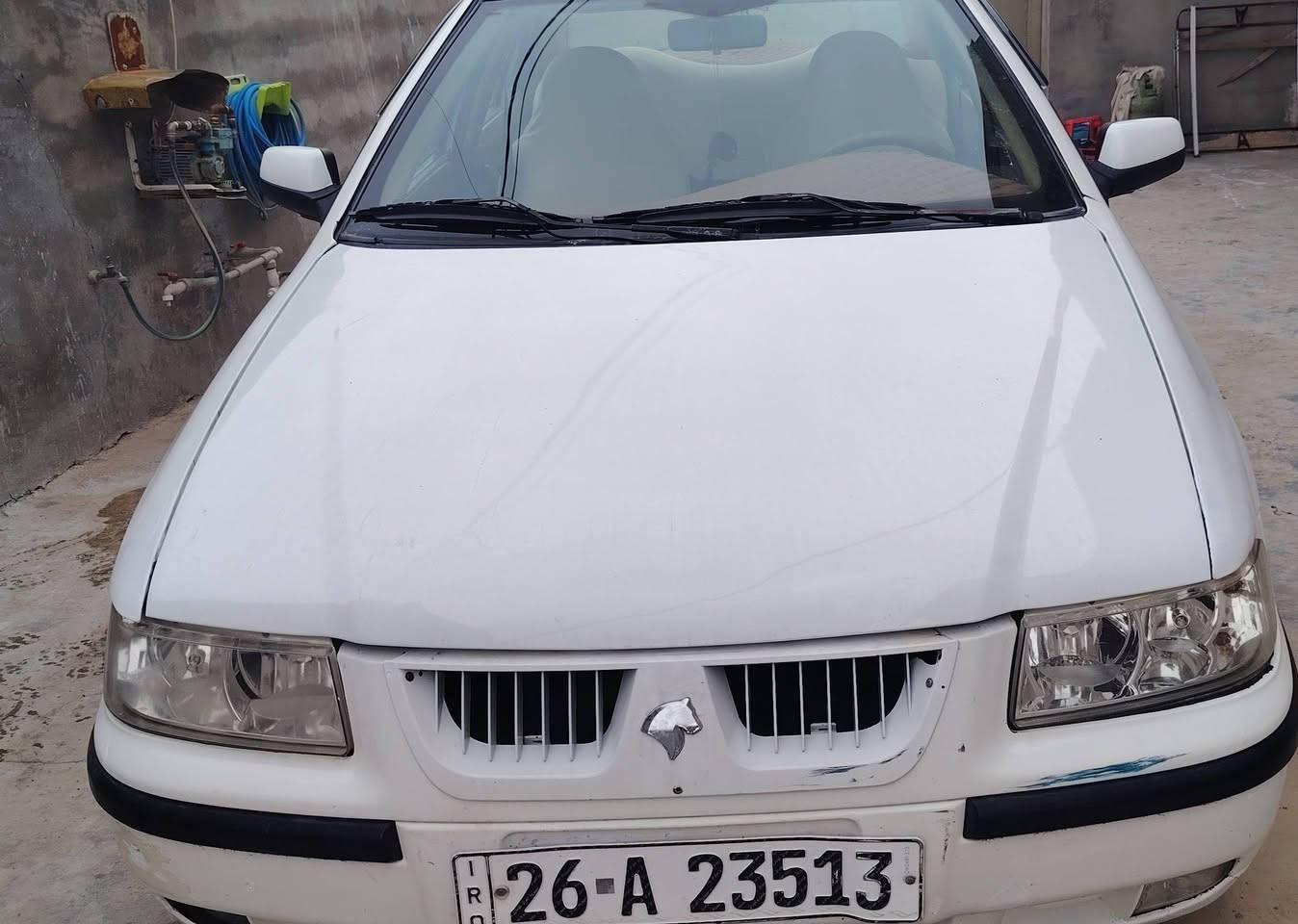 سمند للبيع موديل 11مشروع وطني صاحب سنويه من دوز بيه دفتر بانزين ماكنه كير تبريد جديد بدون دعم سعر 40 بيه مجال الي يريد يخابر *********** مكاني دوزخورماتوا
