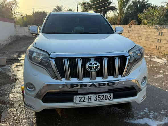 تويوتا برادو 2014 فول مواصفات XV.R كشنات جلد 7مقاعد رقم اربيل بسمي مكفوله ماشيه 145 سعر 355 وبيه مجال ***********
‭    0781 092 7749‬
