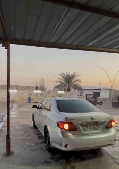 كورلا ٢٠٠٩خليجي محرك ١٨شرط كير شرط 
سنويه جديده شرط التحويل والغرامات بيها ٣قطع  اثنين تبديل تجاري وجامرلغ خلفي صبغ ومعجون***********
