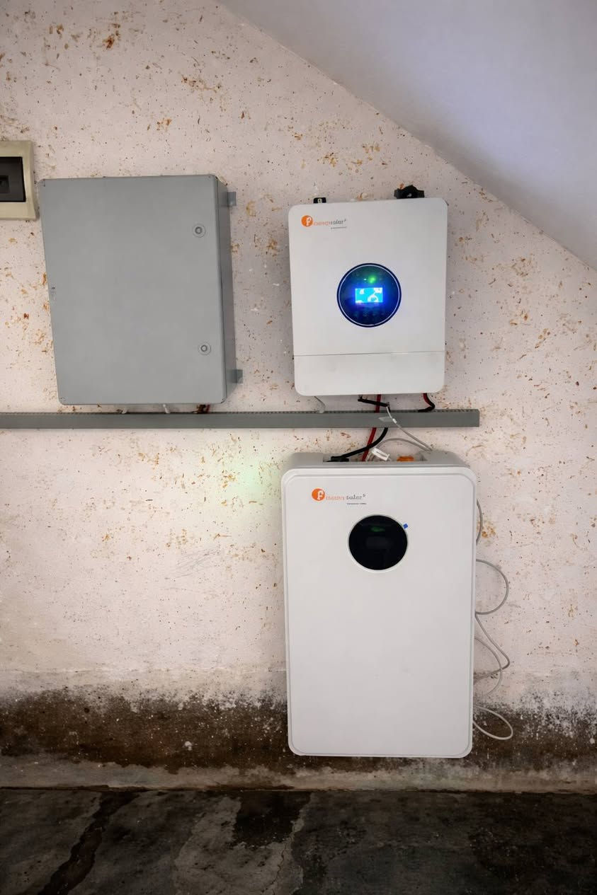 تم بحمدالله تنصيب منظومة طاقة شمسية

 بقدرة 12 اميير نهاري و 10امبير ليلي 
الواح بقدرة 645W 15 من شركة لونجي  Hi-Mo X10 ضمان 15 سنة
انفيرتر felicity 6Kw سنتين استبدال 
بطارية ليثيوم 10kwh من شركة felicity ضمان 5سنوات استبدال 
صيانة لمدة سنة مجانية
للاستفسار الاتصال:-
***********
***********
***********
***********
المركز الذهبي-Golden Center 

#ألواح_شمسية #توليد_الكهرباء #نظام_كهروضوئي #مستقبل_الطاقة
#طاقة_شمسية #طاقة_متجددة #استدامة #بيئة_نظيفة
