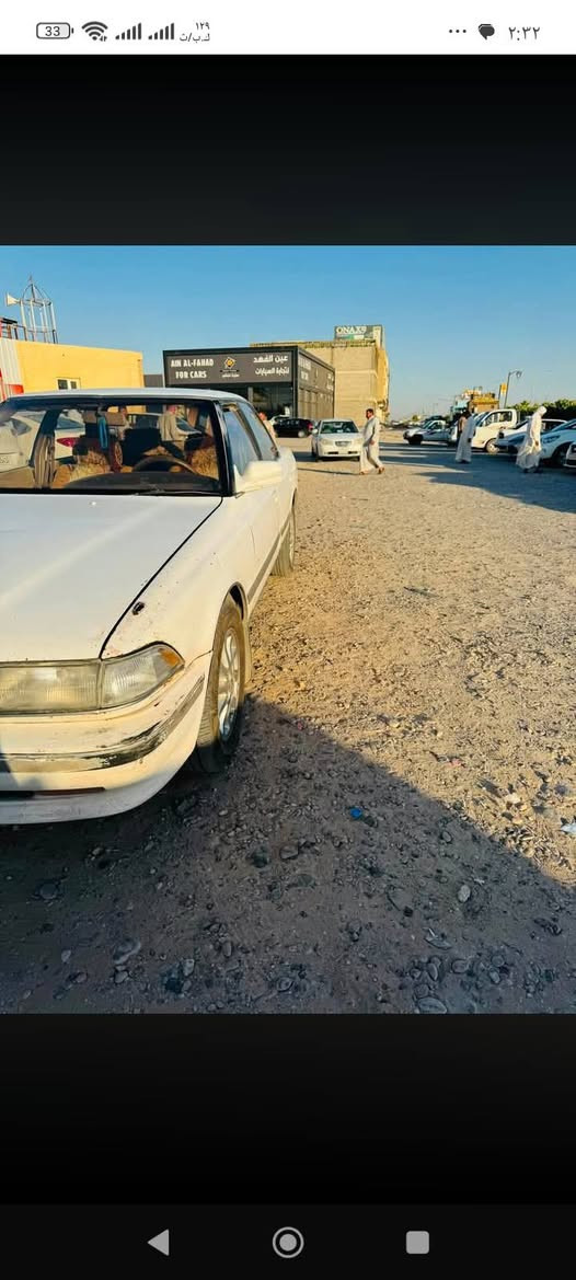 السلام عليكم  مارك شطح للبيع موديل 1992 السعر33وبيها مجال قليل
مكينه وكير شرط 
مكينه ونجي 
سياره بلاديه مكفوله كفاله عامه من الصبغ والظربه والكص ونقل الجثه  رقم انبار شرط التحويل تخم تاير جديد صدر جديد غرفتها نضيفه 
كهربائيات شغاله سياره جاهزه بدون اي نقص 
مكان السياره صلاح الدين(تكريت-حي القادسيه) 
السعر 33وبيها مجال قليل 
رقم الهاتف (***********)
