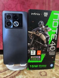 انفنكس نوت 40 5 جي ملحقات كامله  جهاز نظيف  ذاكره 256... عشوائي 8+8 شا...