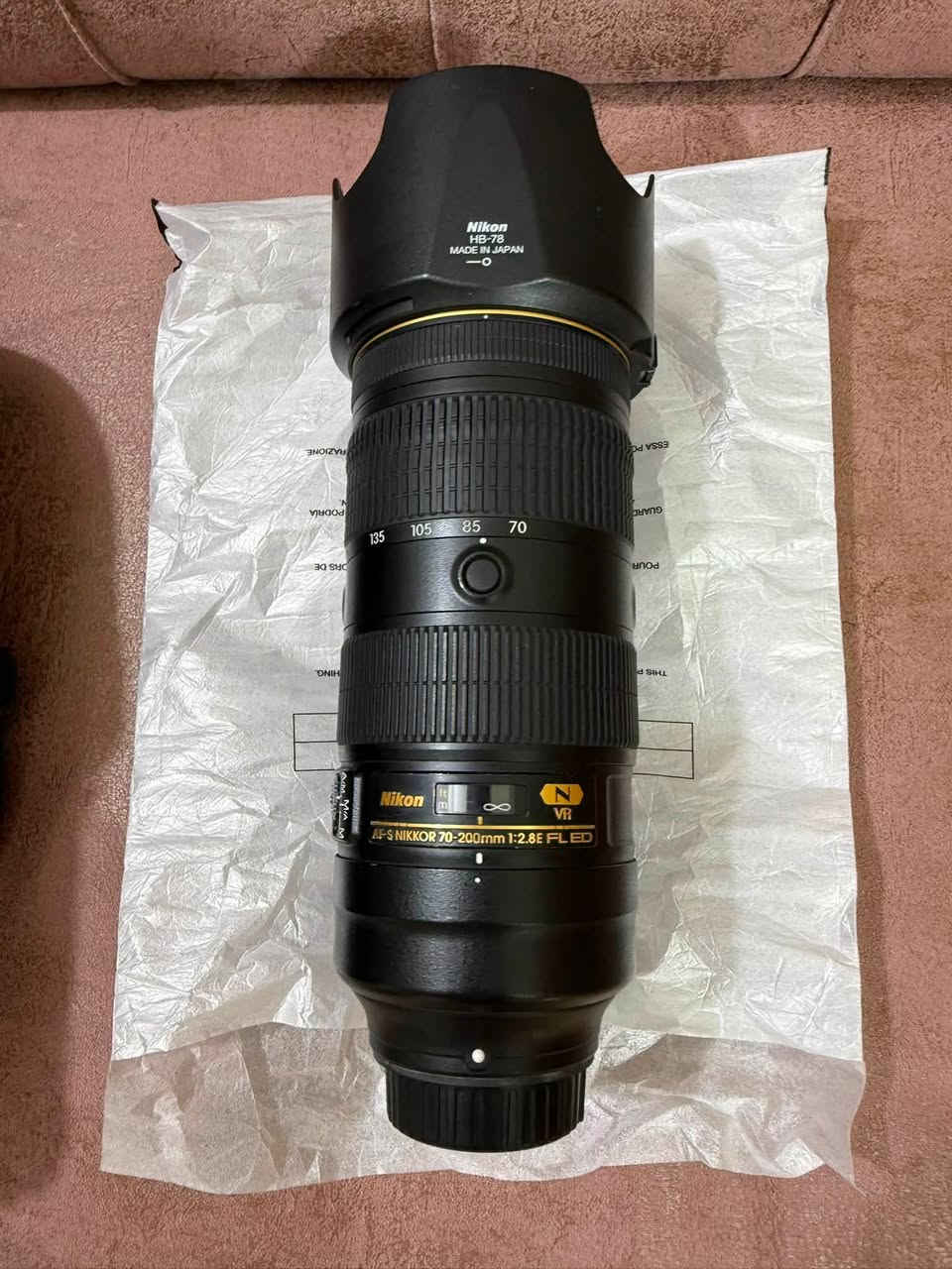 عدسات كانون - نيكون - سوني 
نظافه فوول 
سوني جي ماستر 70-200 فتحه ٢.٨ اصدار اول نظافه ٩٩٪؜ 
السعر : ٢ مليون 
نيكون 70-200 FL نانو كرستال فتحه ٢.٨ اصدار ثالث نظيف لوك 
السعر : مليون و٦٠٠ الف 
كانون 70-200 اصدار ثاني فتحه ٢.٨ نظيف لوك 
السعر : مليون و٢٠٠ الف 
للاستفسار :- 
*********** 
توصيل متوفر الى جميع المحافظات 🛑
