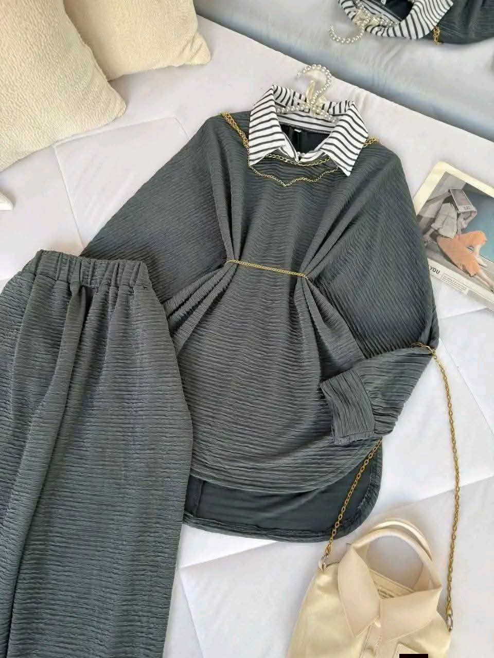 بّـسًـمِ آلَلَهِ آلَرَحًـمِـن آلُرحٍيَم 🌹🍃
#السعر_15الف_15الف 
سوت   قطعتين 🤍راهي كلش مريح 
#السعر_15الف_15الف 
قماشه ينطي بل لبس نوع الخامه ايروبين 

القياس 38 40 42 44 46 48 
توصيل الف دينار دخل المسيب وجميع محافظات العراق


**إذا كنت صاحب هذا الإعلان وتريد حذفه لأي سبب، رجاءا أرسل رسالة إلى الدعم الفني**