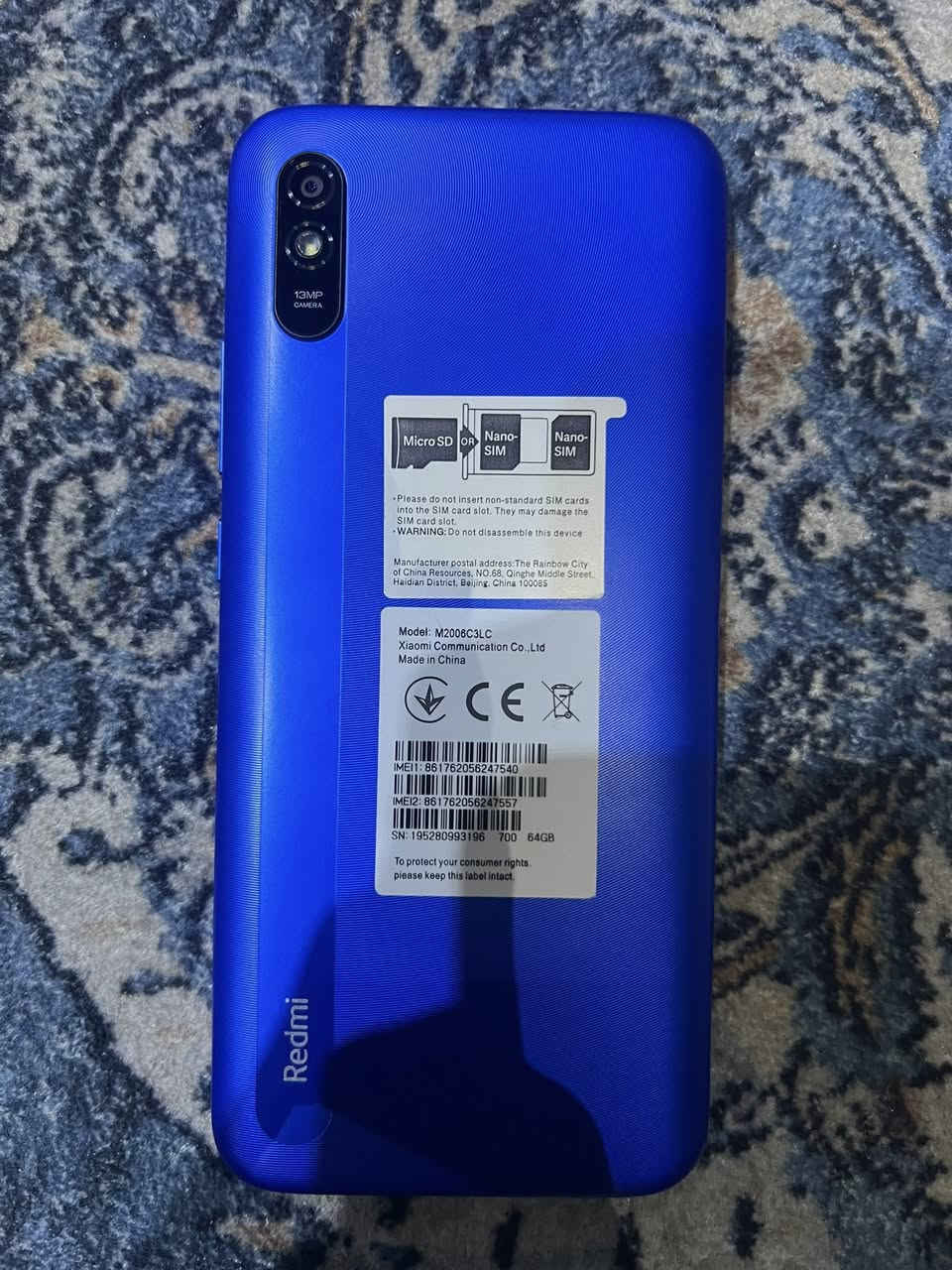 ريلمي  9A هاتف يخبل بمعالج قوي وكاميرا خلفيه واماميه 
موبايل راقي جداا 
وسعر فقط ٧٠ الف


**إذا كنت صاحب هذا الإعلان وتريد حذفه لأي سبب، رجاءا أرسل رسالة إلى الدعم الفني**