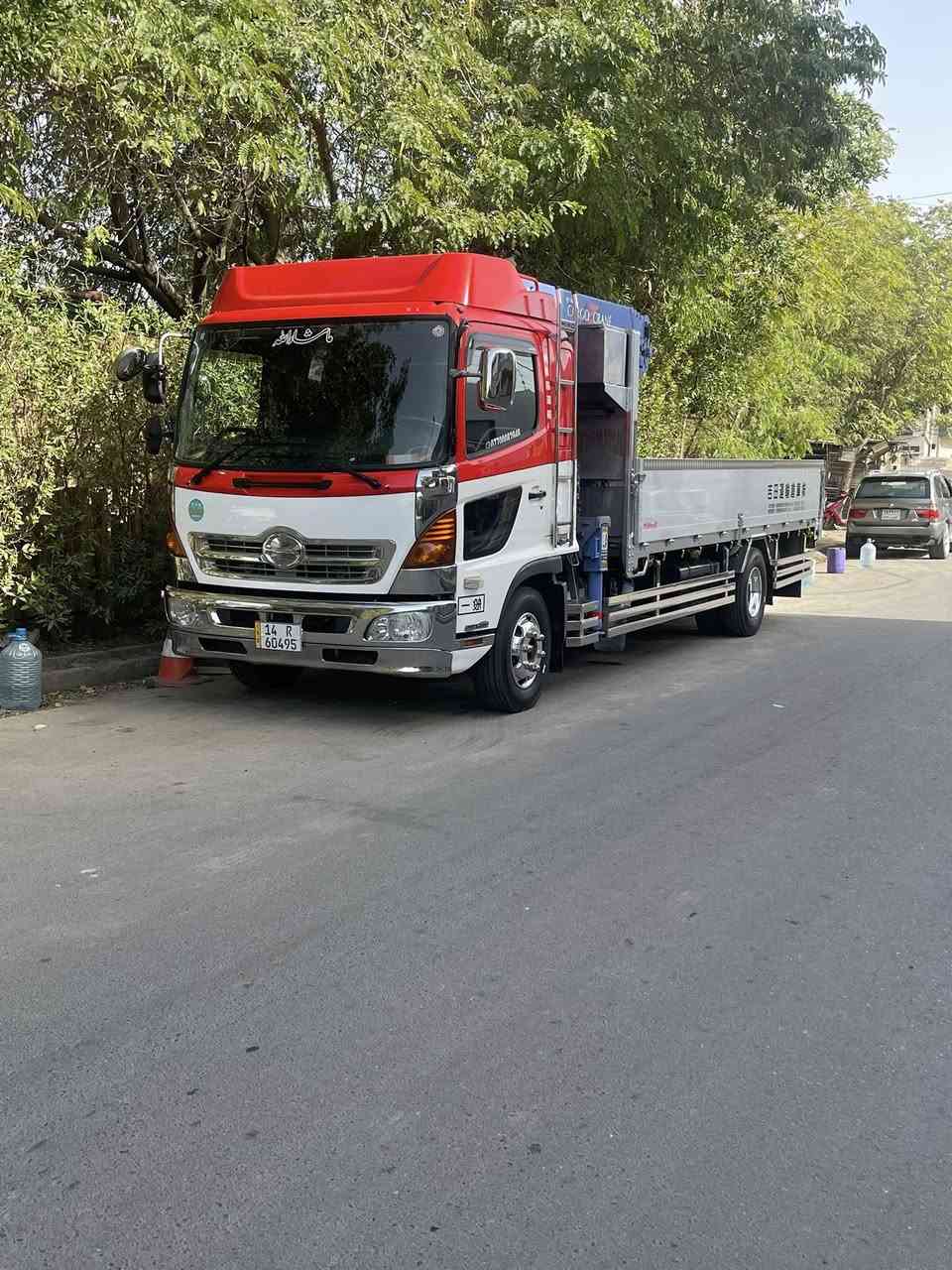 هينو للبيع *********** خمسه سلندر تخم تاير جديد كرين 3 سلايتات ريمونت دخول جديد
