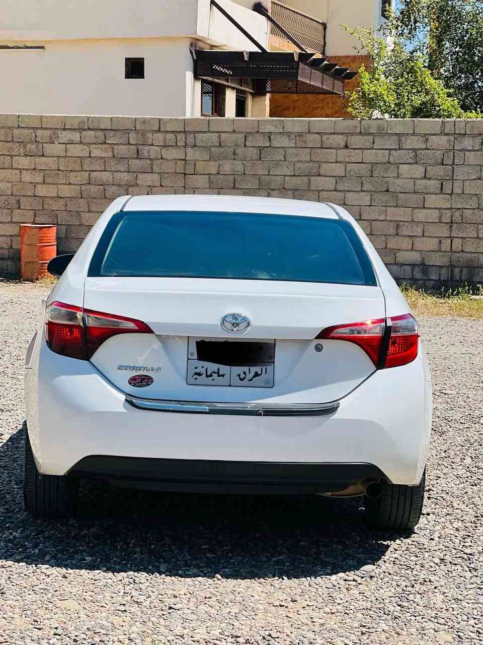 كورلا ٢٠١٦ أود أمريكي لون ابيض ثلجي 
رقم سليمانيه بأسمي شرط التحويل 
مواصفات L محرك ١٨ كير AT 
كير محرك شرط مامفتوح 
طخم تاير صدر تبريد تدفئه كله جديد 
حادث بوند نص جاملغ داخل راس الشاصي فقط
بدون ايرباك ماشيه ١٣٠ ألف 
السعر اتصل وتدلل مكان السياره ناحية القياره 
ملاحظة بيع نقد فقط الشراي اتصل السعر ١٢٥ 
للإستفسار الاتصال *********** ***********
