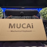 كيبورد ميكانيكي • اضاءة شاشة ليد • مسند يد غيوم