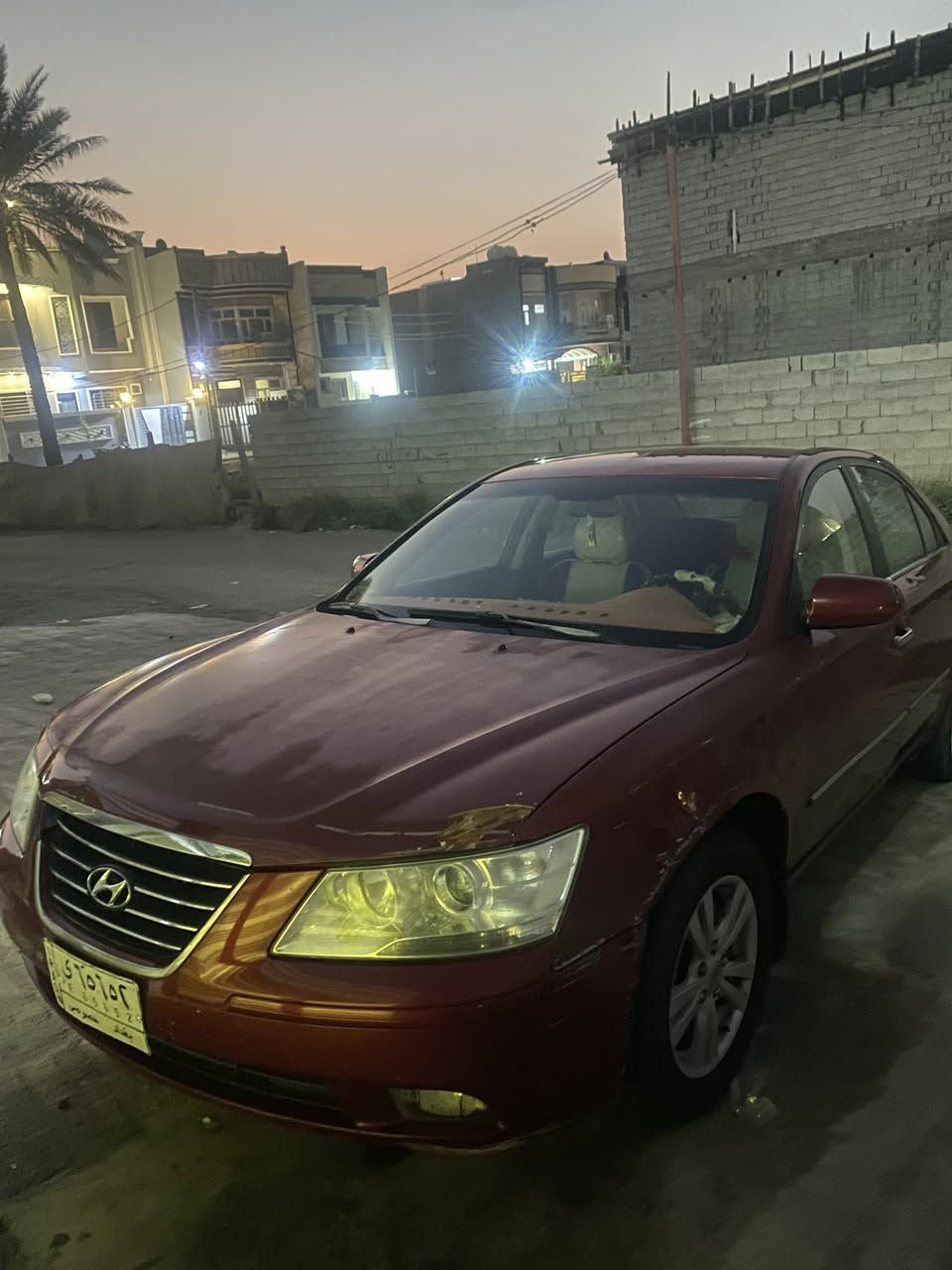 سلام عليكم سوناتا 2010رقم بغداد لون ماروني ضررهه جاملغ البنيد والجامرلغات جارد مكان ديالئ السعر 100 وبيهه مجال قليل رقم/ ***********
