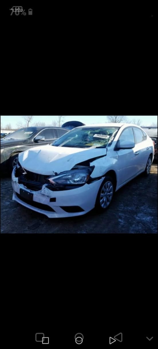 نيسان سينترا 2017 وارد
ملاحظه /
1 معوقين مخلصه 
2  كير نص عمر 
 3شواصي سحب 
باقي التفاصيل بل سونار 
السعر 85$
 ابي الخصيب /***********
