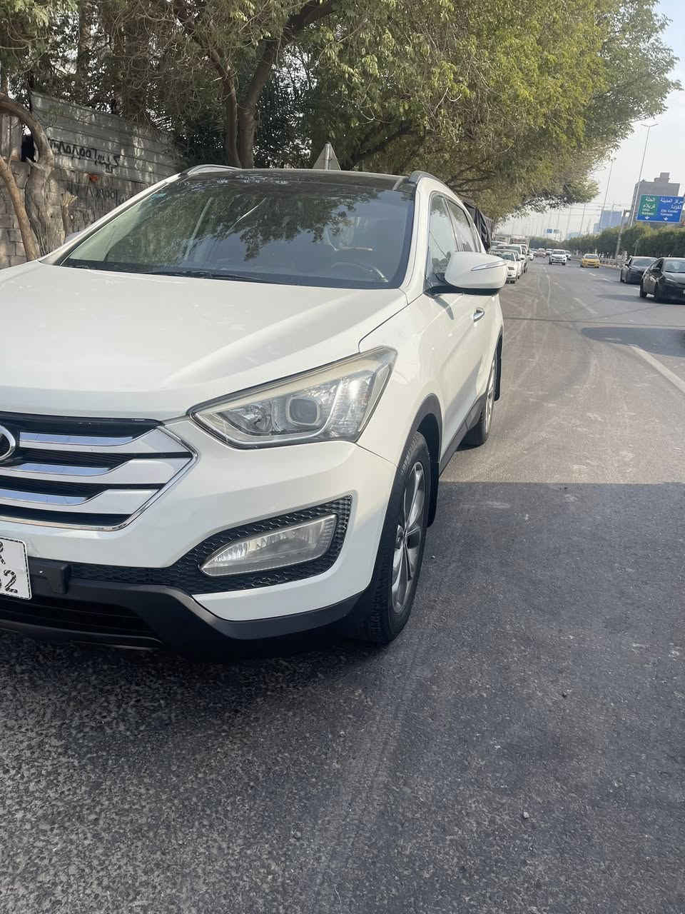 سلام عليكم سنتافي موديل 2013 خليجي فول واحد علا واحد  محرك 6 سلندر سبعه راكب بيه نص بنيد صبغ باقي كفلاه فور ويل كير محرك كفلاه تبريد ثلج صدر أماي خلفي جدد سياره خير من الله عنوان بغداد قرب طوبجي رقم تلفون ***********
