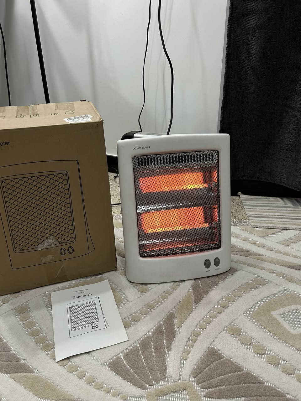 هيتر تدفئه هالوجين
Quartz heater
سخان بللاشعه تحت الحمراء 
٨٠٠ واط   
امزون بيريطاني
للامانه حرارته كلش قويه ويدفي غرفه 6x4 فاحصه


**إذا كنت صاحب هذا الإعلان وتريد حذفه لأي سبب، رجاءا أرسل رسالة إلى الدعم الفني**