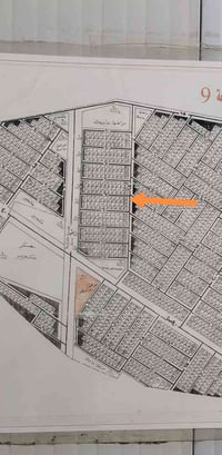 قطعه للبيع موظفي الامانه زعفرانيه محله ٩٧٢  مقاطعه ٩/٢قطعه مساحتها ١٢٥...