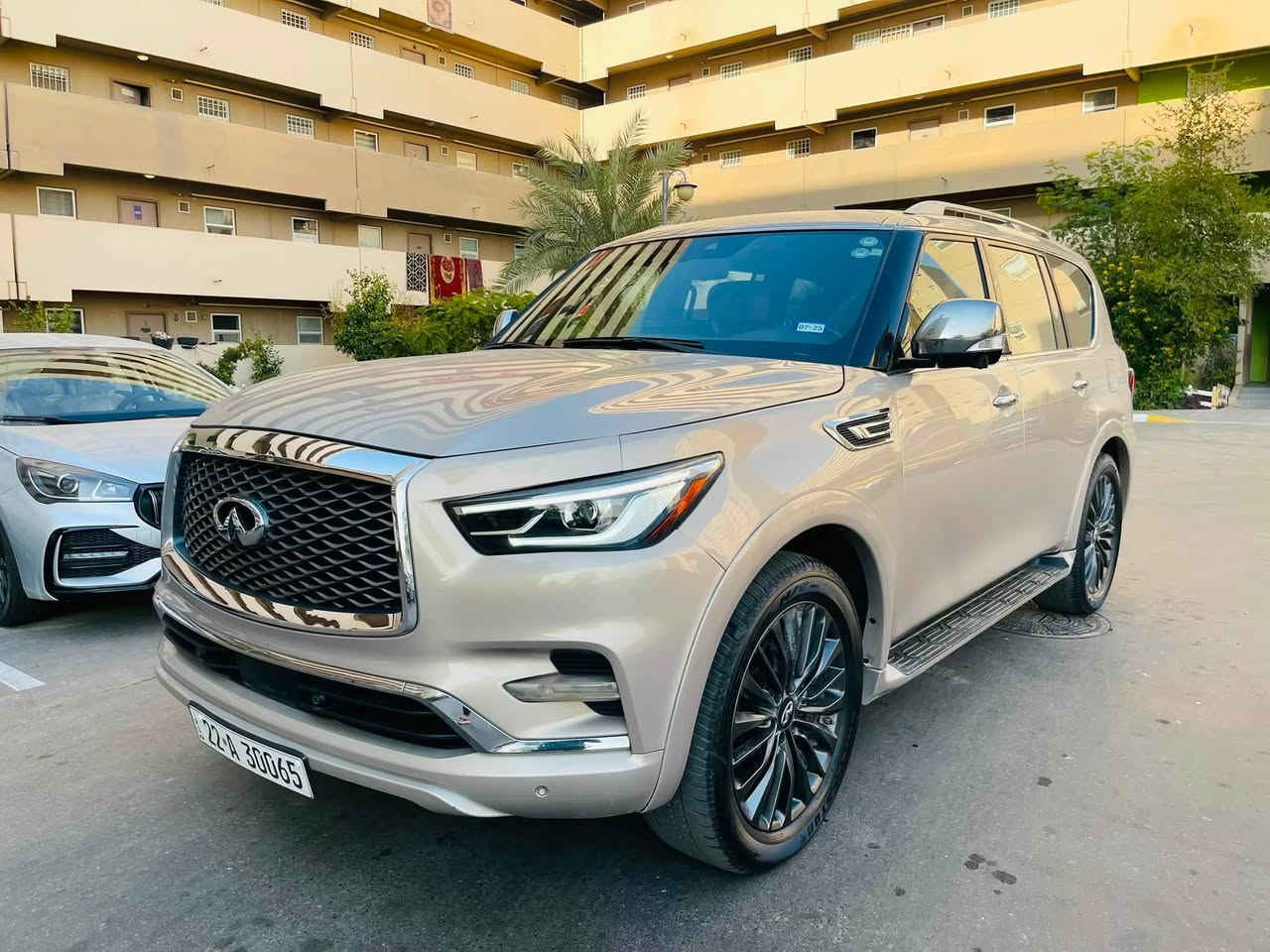انفنتي QX80   2023 موديل Vip
وارد امريكي حادث بالصور موجود

ماشية 45 الف مايل

بيها بي دي ار باب خلف الصدر 

سيارة على وضع الشركة كلها كلشي ممبدل بيها حتى تايراتها نفسهن

مواصفات السيارة 
فتحة سقف كشنات جلد vip 
رادارات وحساسات خلفي امامي
كاميرا 360 درجة 
توقف ذاتي امامي او خلفي
تحديد مسار كروز سرعة تنبيه تغير المسار
تبريد وتدفئة كشنات امامي والخلفية تدفئة فقط
السعر : 375 ورقة 
مكان السيارة مدينة بسماية 

الاتصال: ***********
