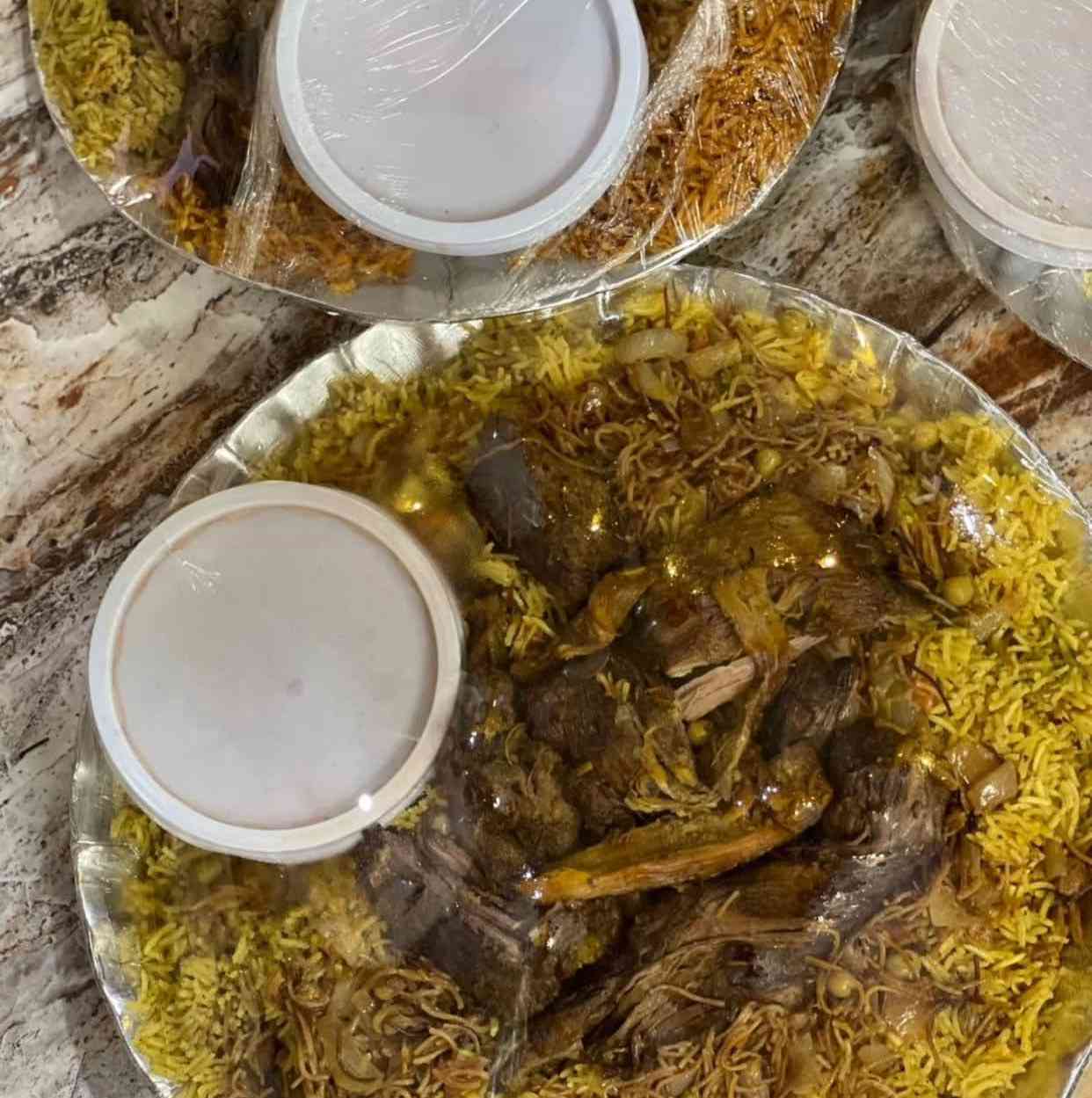 🔥ب 15 الف فقط عرض الصينيه العائليه🔥

 😋قوزي  لحم 15
😋كبسه لحم 15
😋دليمه لحم ب15

  من مطبخ مأكولات ملوكه😋

🔥للطلب مراسلتي عل الخاص او الاتصال على الرقم ***********

توجد خدمه توصيل طلبات لجميع أنحاء الصويره🛵🤳🏻
