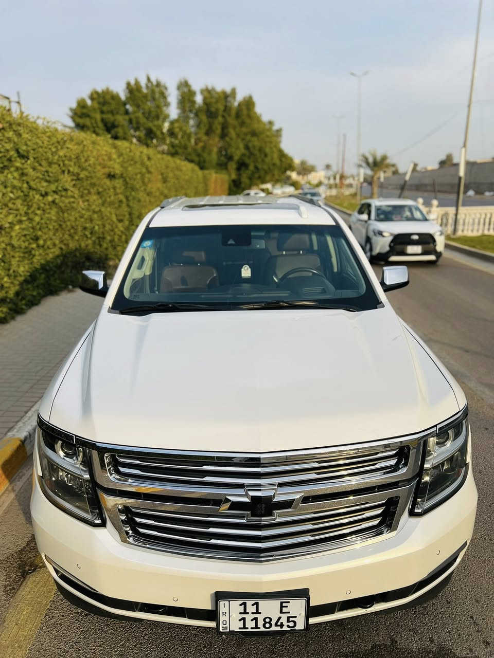 السلام عليكم تاهو 2018 بريمير. خليجي ماشيه 74 الف كيلو حقيقي مكفوله من الصبغ. بأسمي.  والسعر 38الف دولار وبيه مجال لشرايه  وصور الفحص وياهه الي يحب يستفسر اتصال برقم *********** مكان سياره بغداد المنصور تقاطع الرواد
