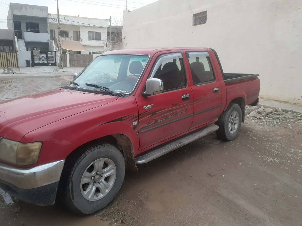 DEER2010 بیکاب دیر 
رقم سلیمانیة
بدون حادث او ضرب بدون صبغ
لون احمر 
سنویة جدیت حتی 2027
بشرط فحص و تحویل و غرامة

سعره 80$ورقة

مكلف بنشرها ما اجاوب رسائل

رقم صاحب ال سیارة
*********** كركوك, العراق
