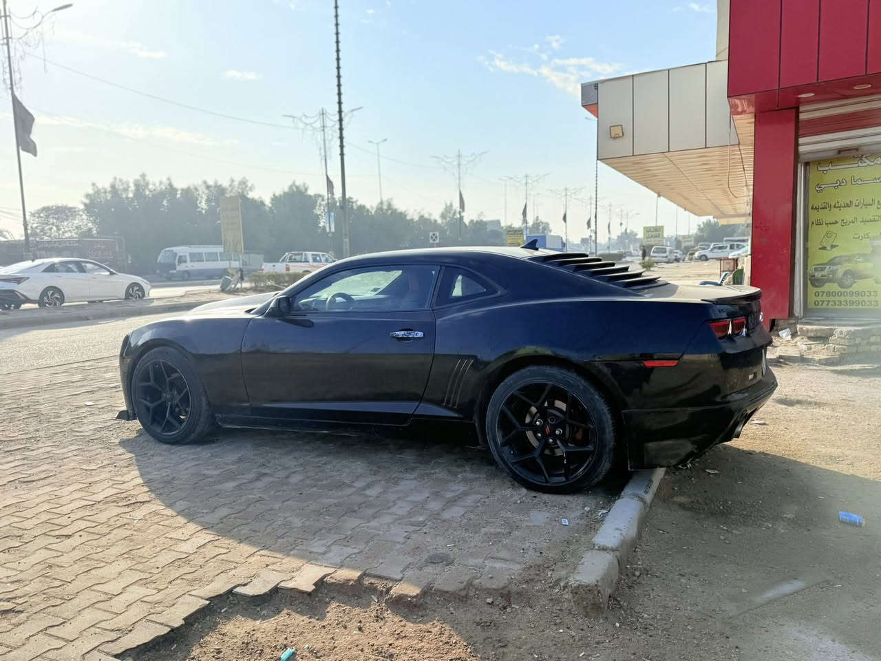 السلام عليكم سياره البيع كمارو 2009سياره جديده كير ومحرك وحداديه وتخم تاير كله جديد مكرك 6سندر رقم بغداد سيار جديد السعر 78وبيه مجال السفسار ***********مكان سماوه
