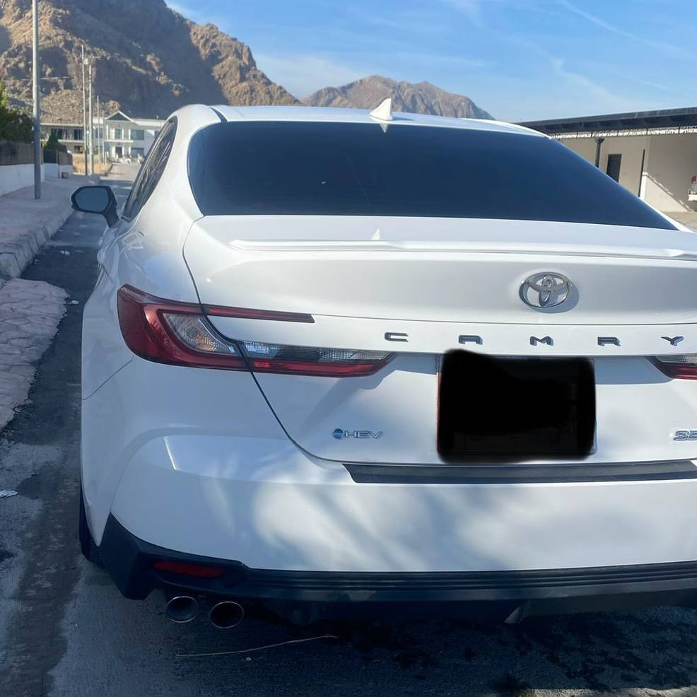 تۆیۆتا کامیری 2025 هايبيردHEV
تەنها 8 هەزار رویشتوە 
رەنگی سپی 
ئێرباکی سوكان و شانی  بيلاد سيستةم كراوة
مواسفات se
سەنەوی ژینگەی نوێیە لە 

سعر : لە کۆمێنت داوای بکە ڕاستەوخۆ بۆت دێت 🤖 

كاتي دوو  مانگي لة گةلة 
سؤنةري دةنراوة

ژمارەی خاوەنەکەی 
***********
وەتسئاپ 
***********
