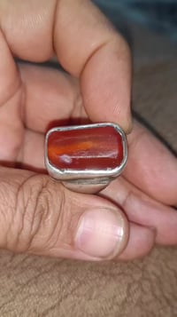 خاتم عقيق يماني • صياغه قديمه • السماوة