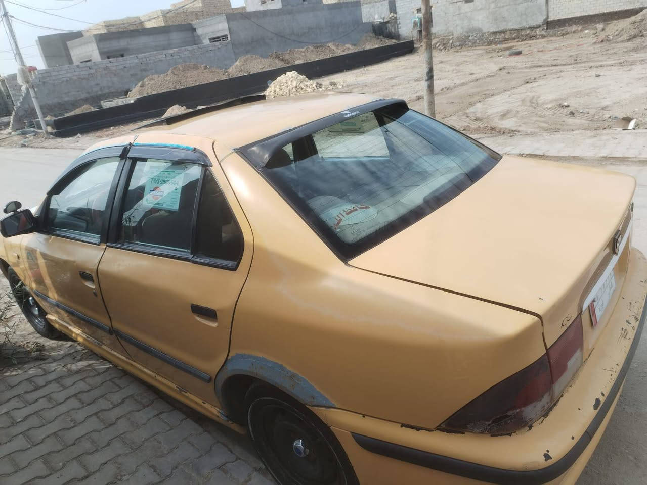 السلام عليكم سمند للبيع موديل 2011 رقم مثنى غرامات وهيئه مصفره مكينه توني مجفتها غراض اصلي كير حداديه كله جديد خياس مابيها التواصل عل الرقم *********** العنوان الديوانيه
