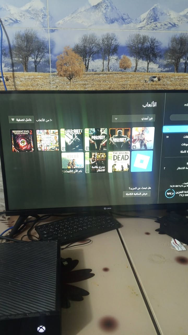 سلام عليكم جهاز Xbox one فات مع 5 اقراص و بطارية خاصة ليدة بشحن تايبسي وحساب فيها لعبة Call Of Duty PLACK OPS 3 والحساب بيها بعض العاب مشتريها 
السعر: 160الف ورايدة مراوس بلي ستيشن 4 وهذا رقمي *********** جهاز نضيف وانشاء الله يكون من نصيبك
