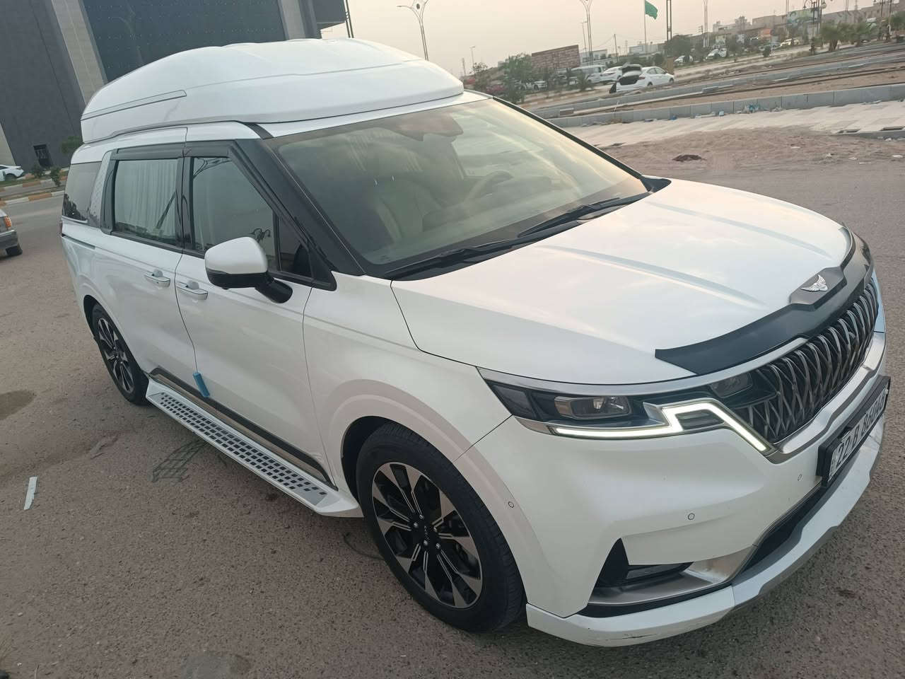 كيا كرنفال موديل 23 وارد كوري محرك كاز كفاله عامه صبغ وتبديل السياره تقرير ماشيه 65 الف كم مواصفات هاي ليموزين أعلى فئه السعر 250 للاستفسار *********** 
عنوان ذي قار بيع فقط
