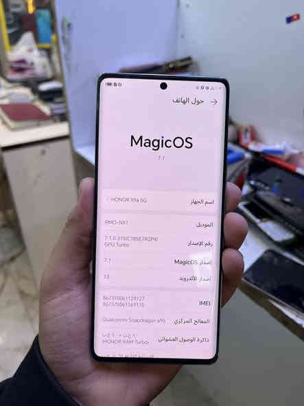 هونر X9a
ذاكره 128 .
مواصفاته معروفه .
جهاز قوي فول .
مبدل ضهر فقط .
كله بلاد
سعره 165 الف .
***********
