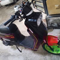 دراجة شحن نضيفة و حلوة تجي 6 بطاريات بهدهي بنضافته صارلي 3 اشهر من أخذ...