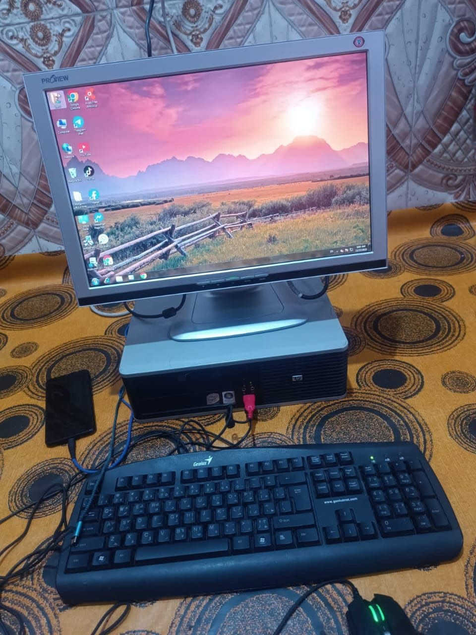 عرض خاص: حاسوب مكتبي متكامل للأعمال المكتبية والدراسة بسعر مناسب! 🖥️✨

​إذا كنت تبحث عن جهاز عملي واعتمادي لإدارة عملك، تصفح الإنترنت، أو للدراسة والطلاب، متوفر الآن حاسوب HP المكتبي الشهير بقوته وتحمله.

​المواصفات والمميزات:

​الكيس: HP الأصلي، يتميز بالهدوء وعمر تشغيلي طويل.

​النظام: مجهز ومتوافق مع أنظمة الويندوز والبرامج المكتبية (الأوفيس وتصفح الإنترنت).

​الملحقات المتكاملة: يأتي مع الجهاز شاشة واضحة، كيبورد مريح، وماوس ألعاب سلكيالتواصل ولاستفسار وتساب *********** سعر 75 مع التوصيل
